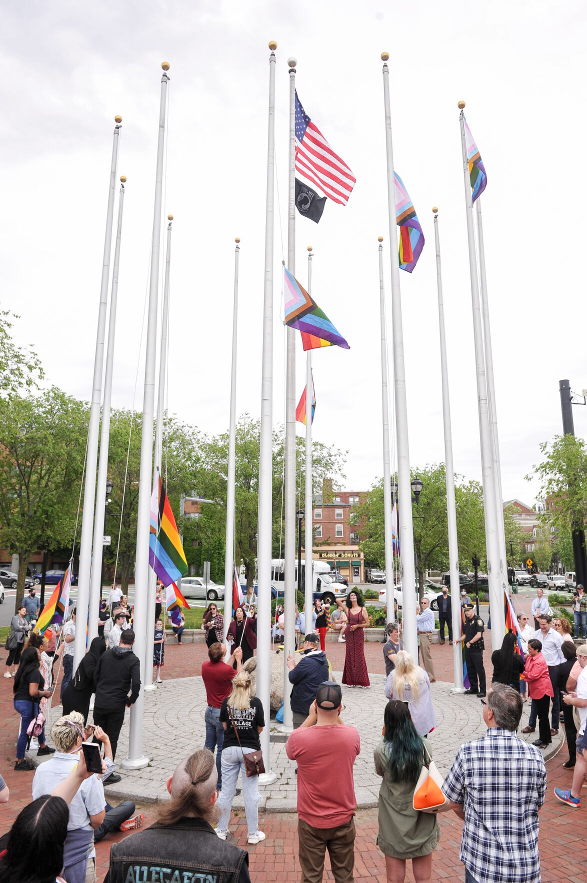 Pride Month flag raising in Salem -- photos for Salem News and Salem Magazine