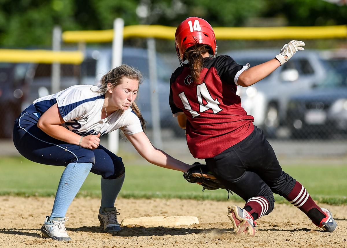 Gloucester at Peabody girls varsity softball game