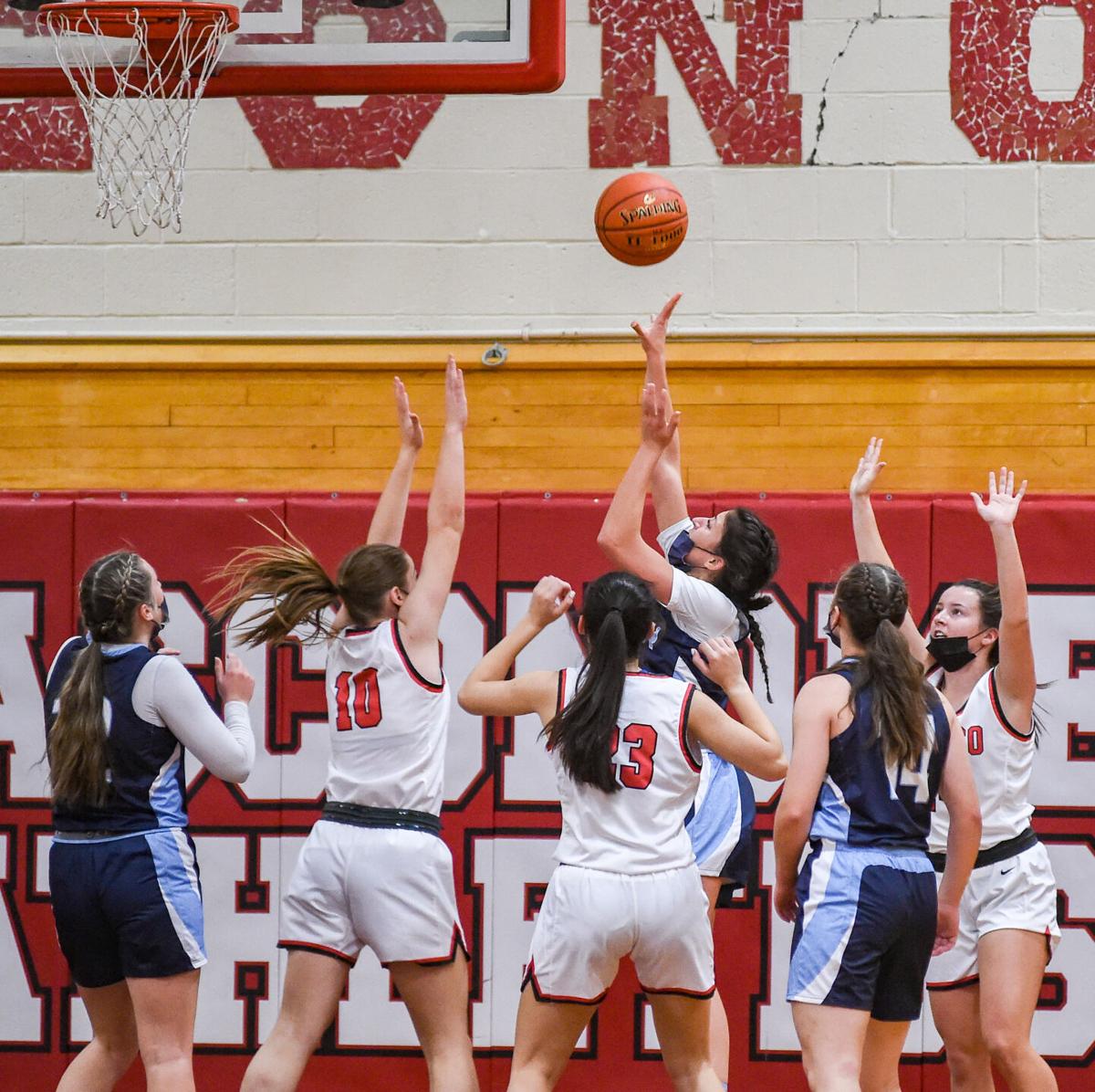Peabody at Masconomet girls varsity basketball