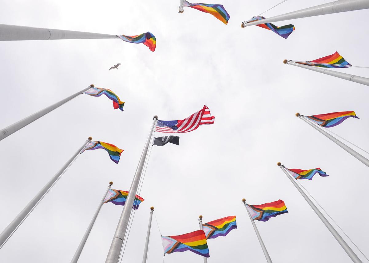 Pride Month flag raising in Salem -- photos for Salem News and Salem Magazine
