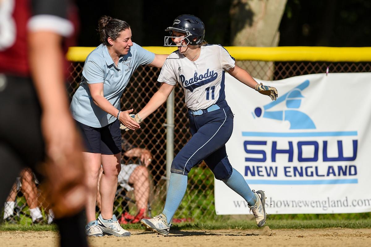 Gloucester at Peabody girls varsity softball game