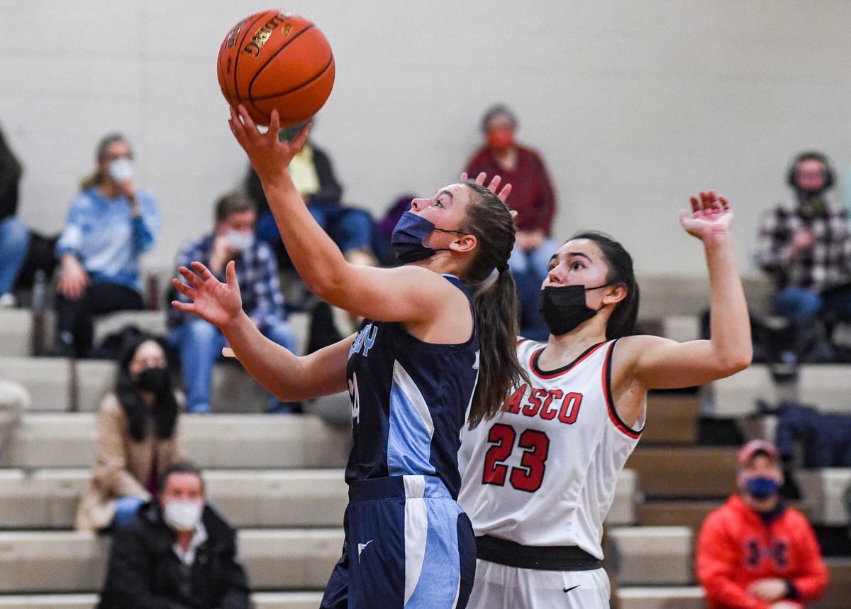 Peabody at Masconomet girls varsity basketball