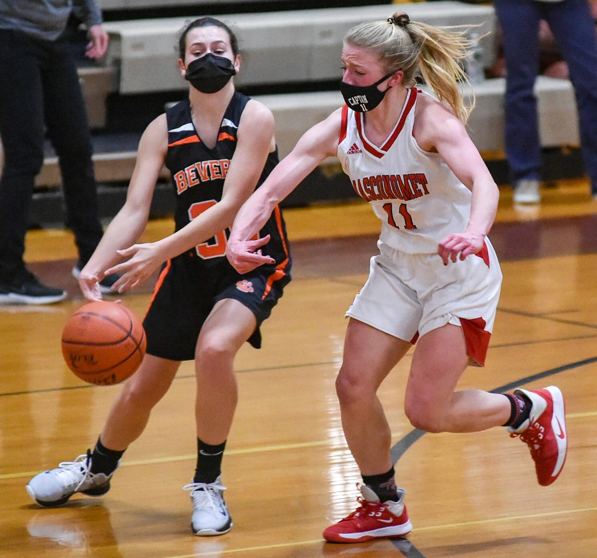 Beverly at Masconomet girls varsity basketball game