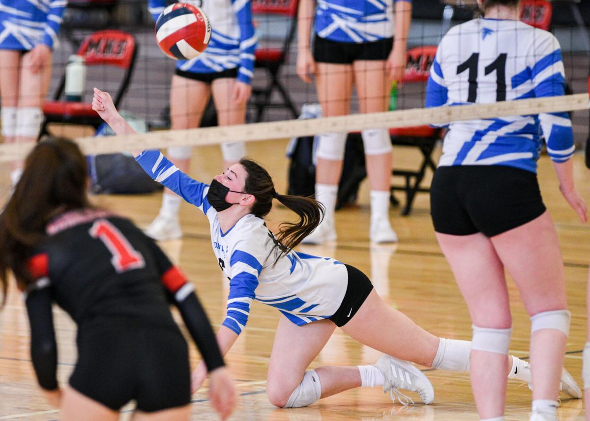 Danvers at Marblehead varsity volleyball match
