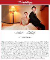 Suther - Malley wedding
