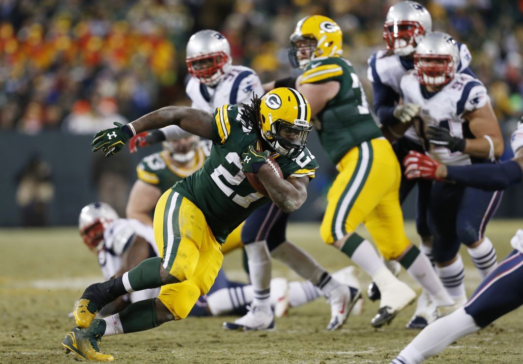 Green Bay Packers' Eddie Lacy during the second half.