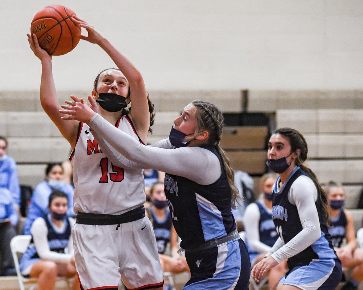 Peabody at Masconomet girls varsity basketball