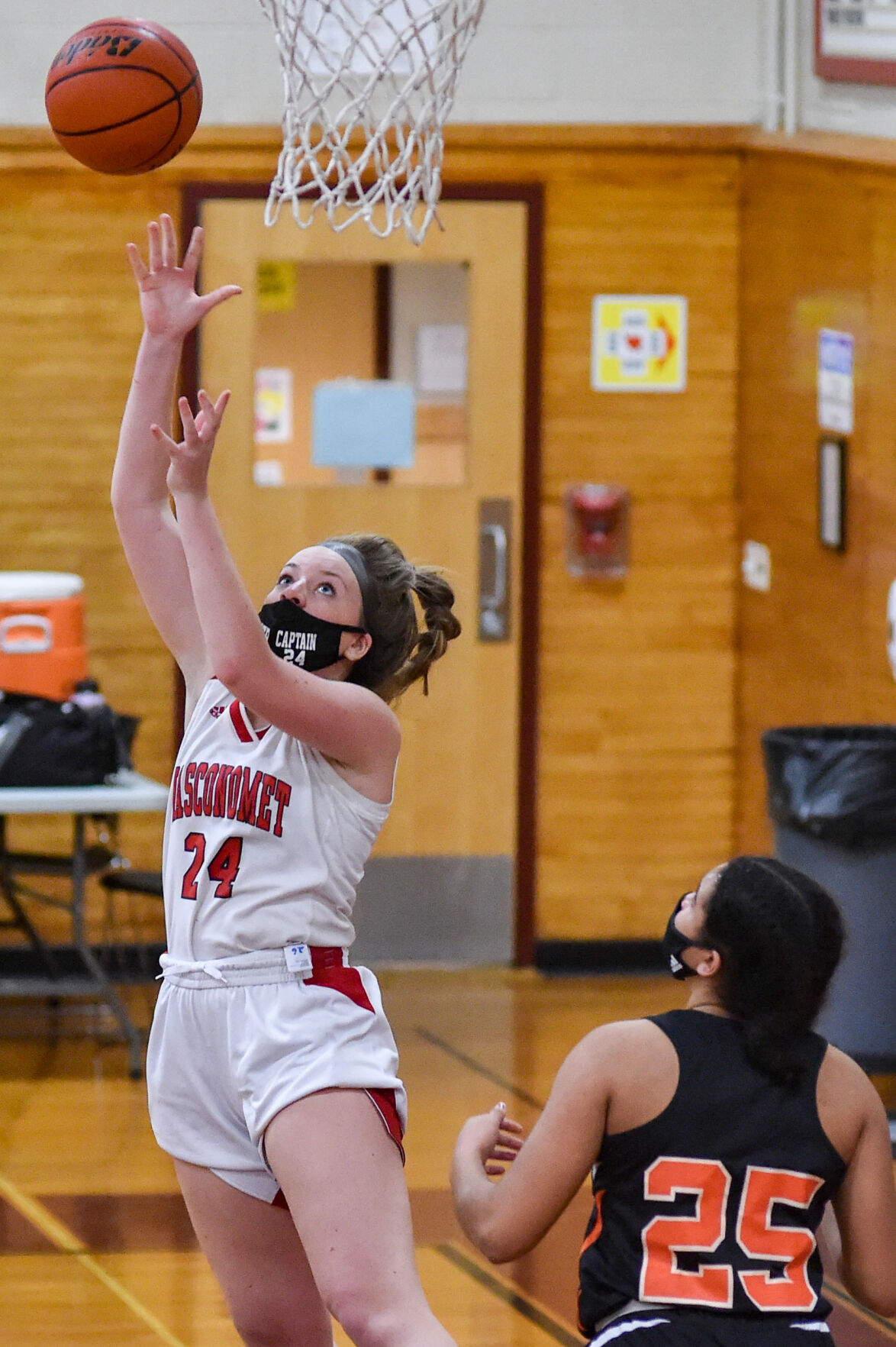Beverly at Masconomet girls varsity basketball game