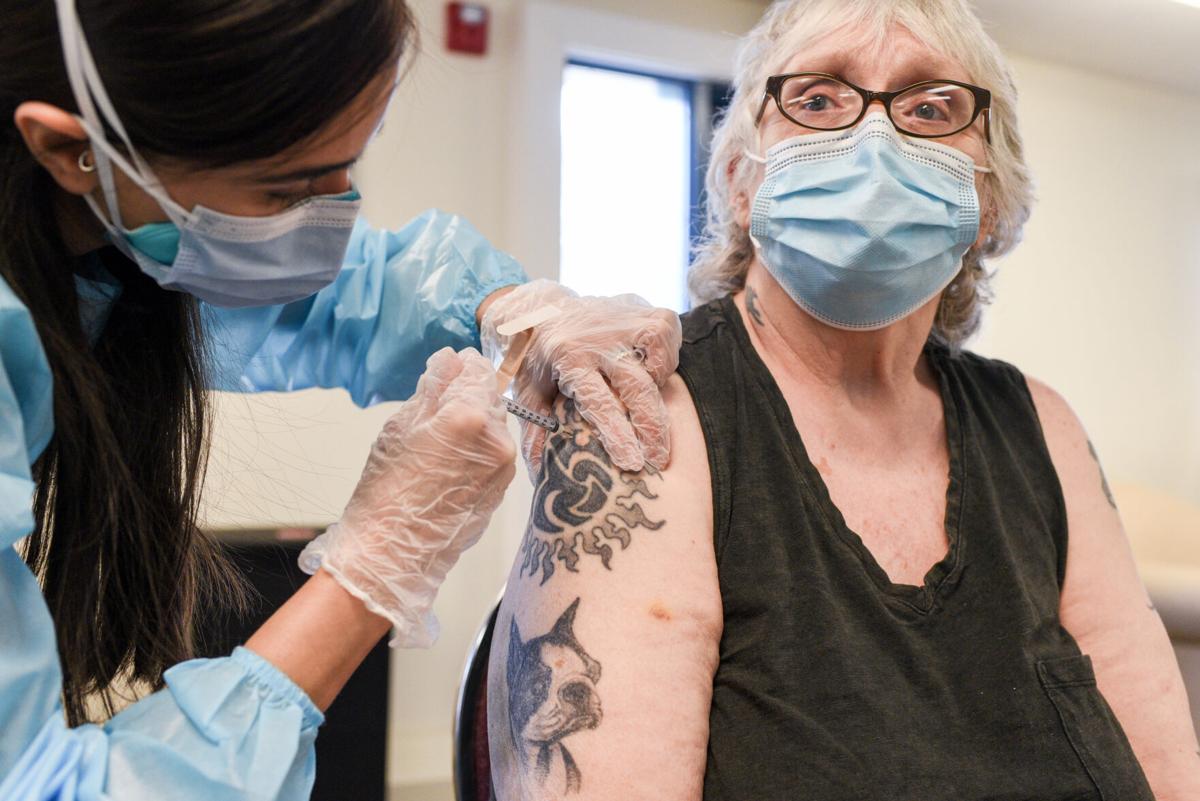 Vaccination clinic for seniors who live at Penelope 120 Senior Apartments