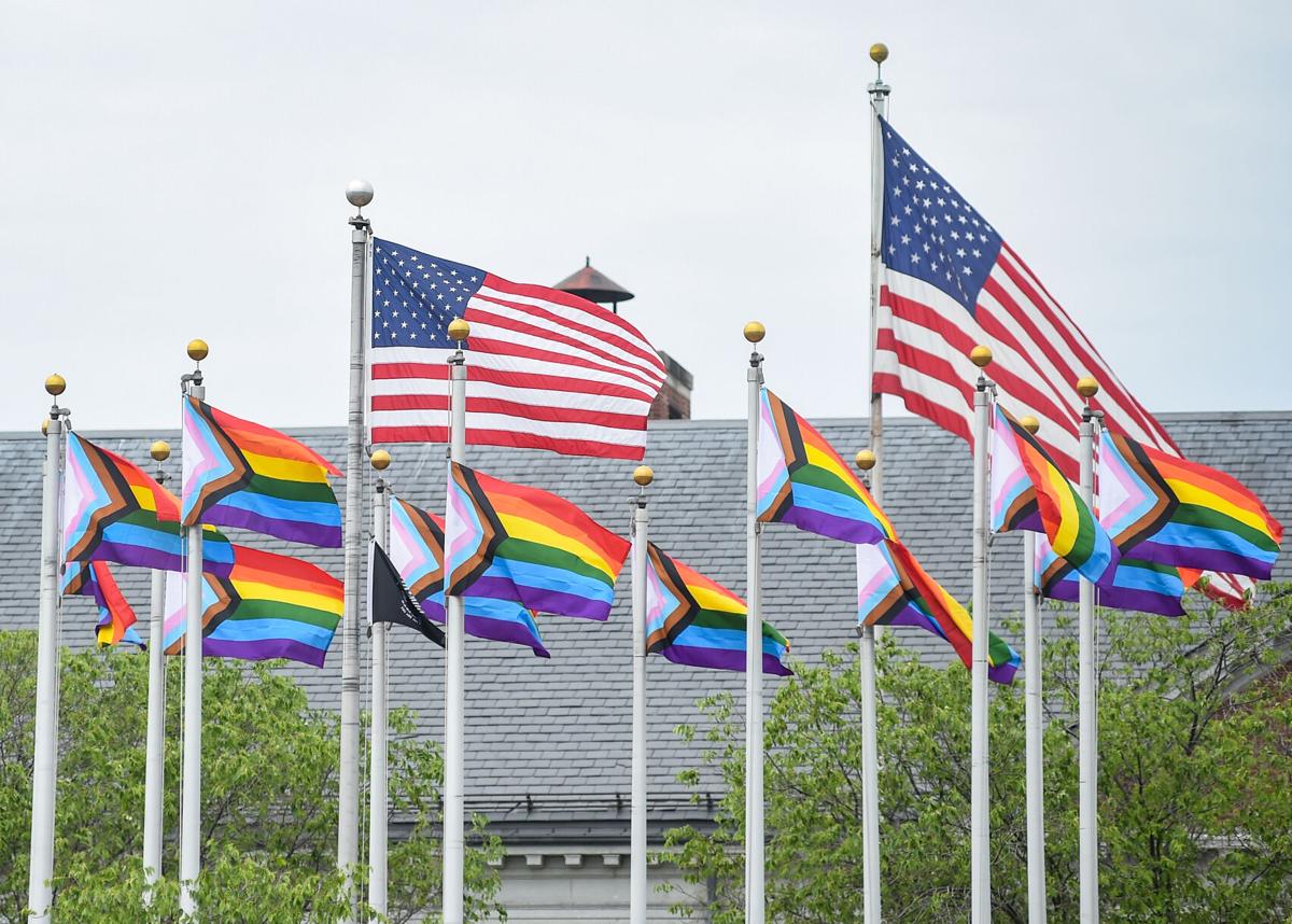Pride Month flag raising in Salem -- photos for Salem News and Salem Magazine
