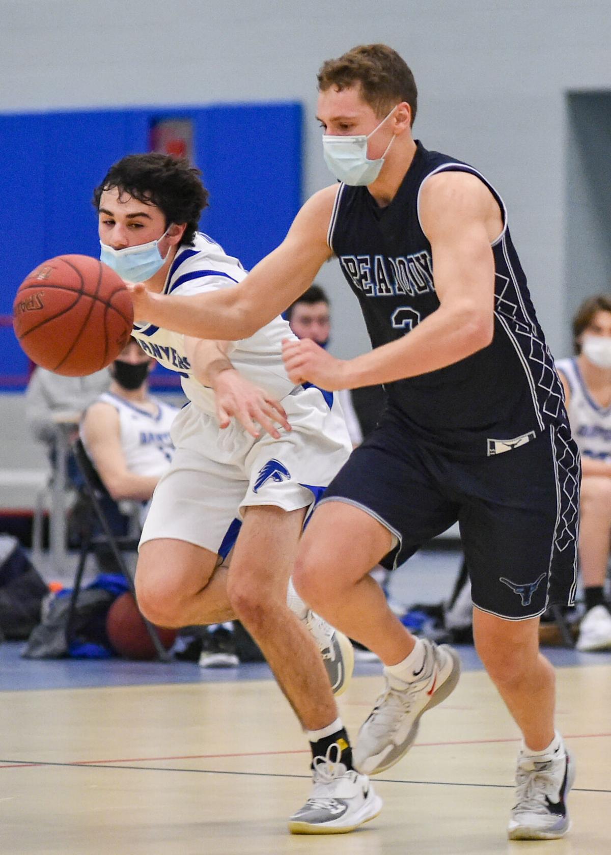 Peabody at Danvers boys varsity basketball