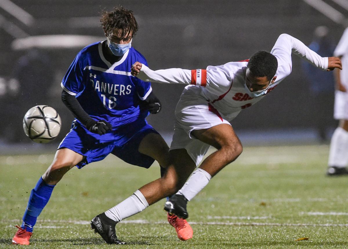 Saugus at Danvers boys varsity soccer game