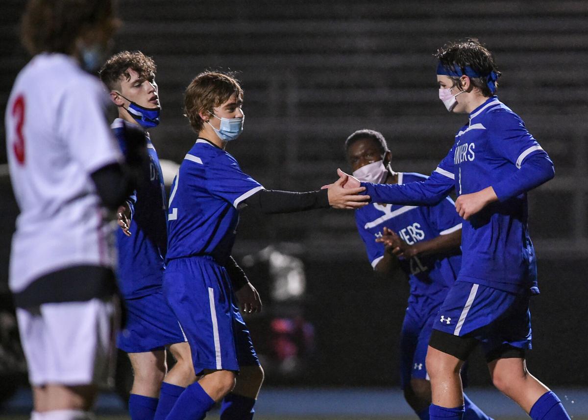 Saugus at Danvers boys varsity soccer game