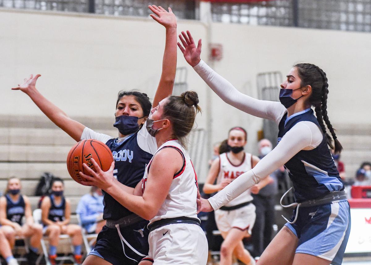 Peabody at Masconomet girls varsity basketball