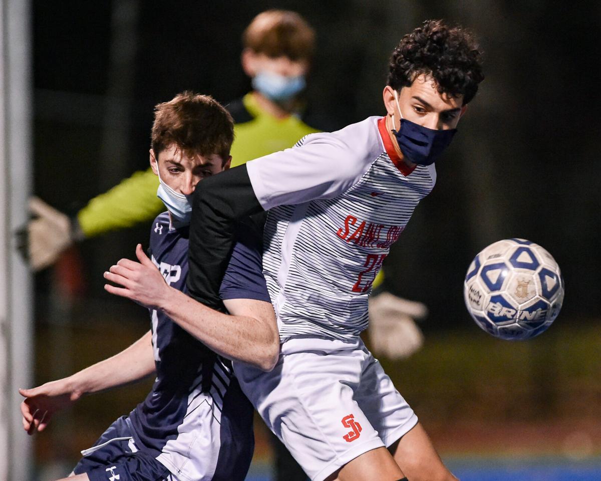 St. John's Prep playoff soccer game at home