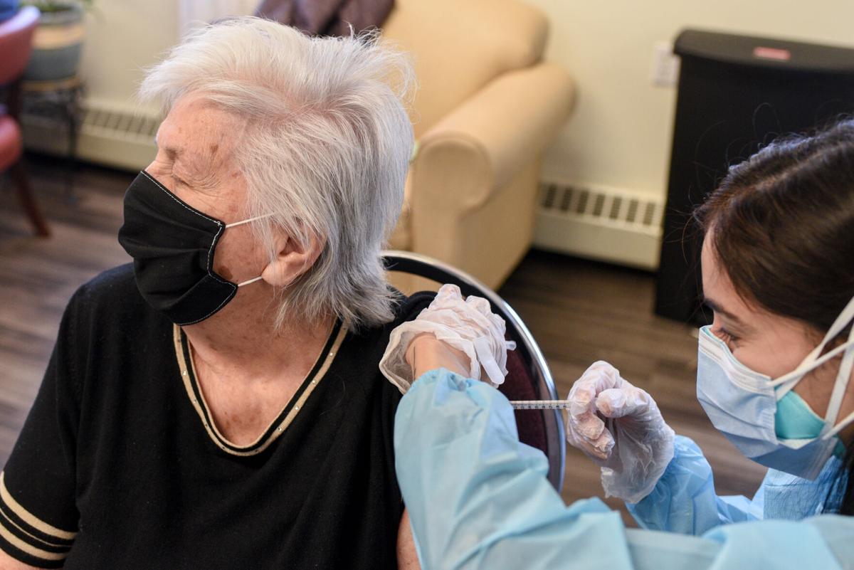 Vaccination clinic for seniors who live at Penelope 120 Senior Apartments