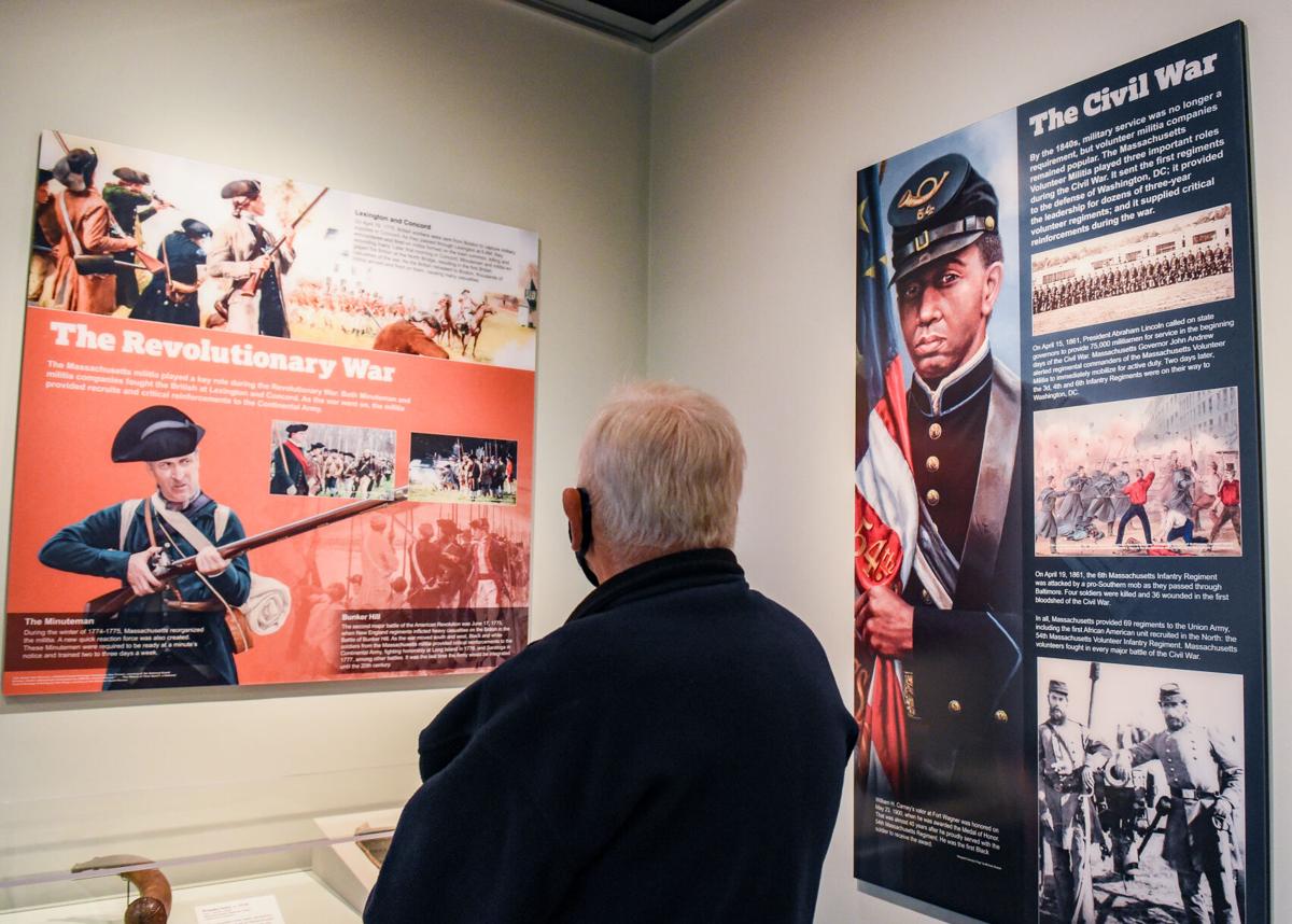 National Guard exhibit at the Salem Visitor Center