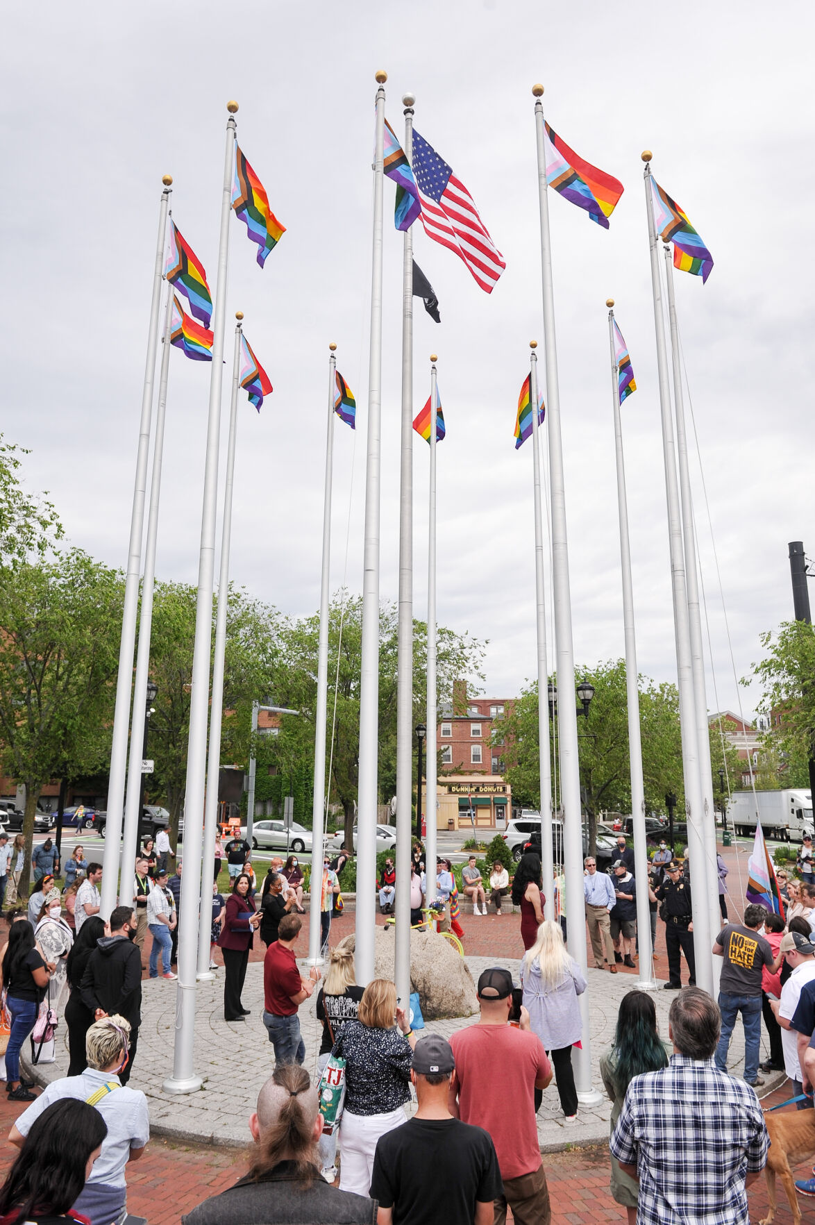 Pride Month flag raising in Salem -- photos for Salem News and Salem Magazine