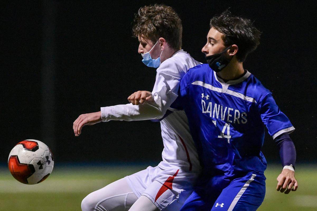 Saugus at Danvers boys varsity soccer game