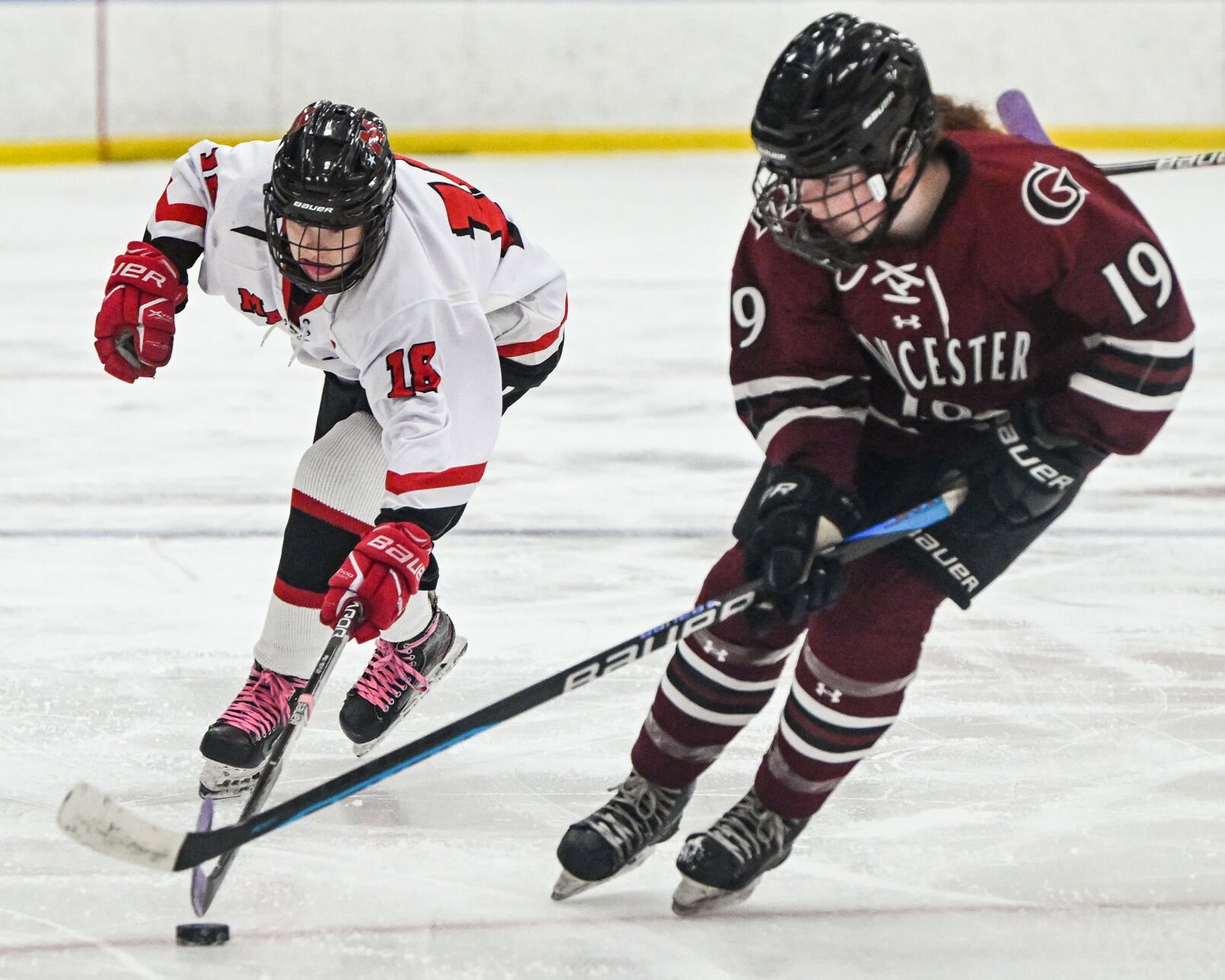 Gloucester at Marblehead varsity girls hockey game | | salemnews.com