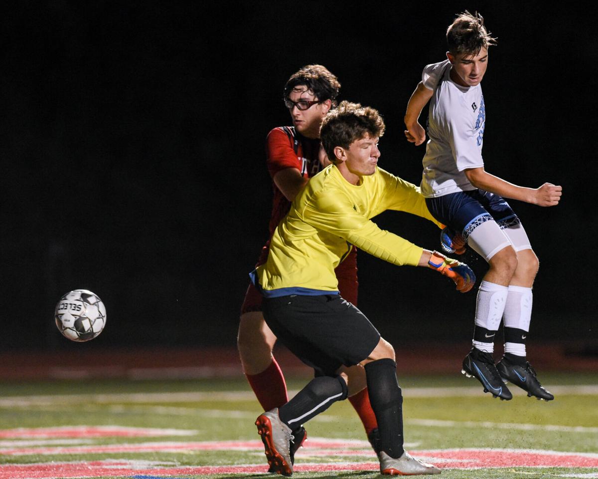 Peabody at Salem varsity boys soccer game