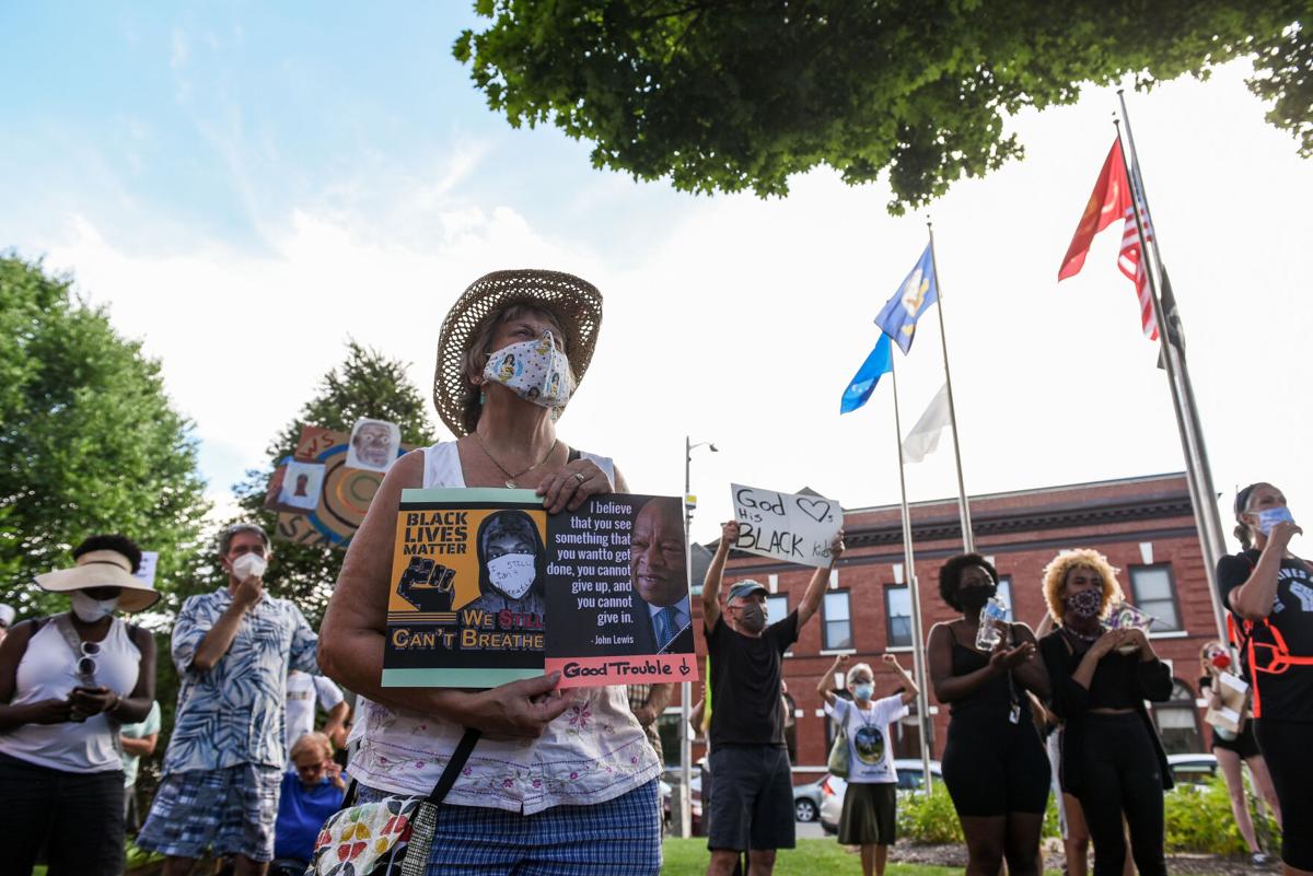 Black Lives Matter rally at Beverly City Hall