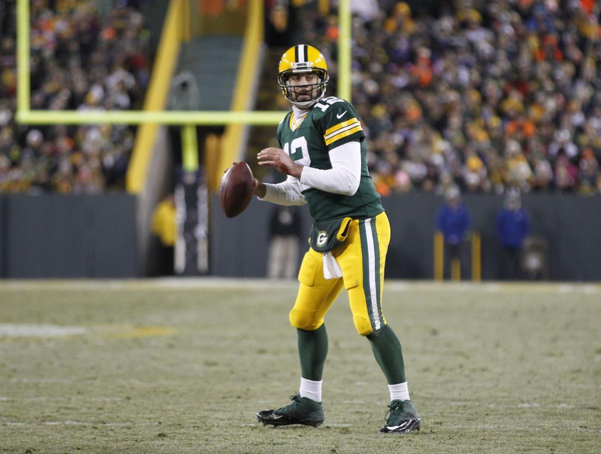 Green Bay Packers' Aaron Rodgers during the second half