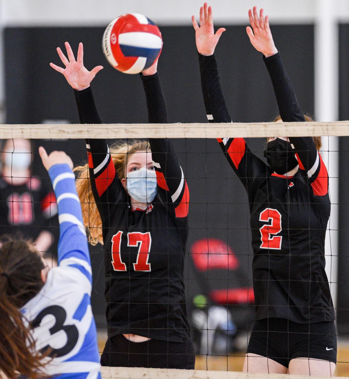 Danvers at Marblehead varsity volleyball match