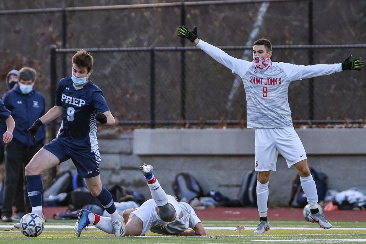 St. John's Prep playoff soccer game at home