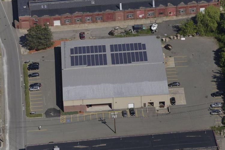 Electrical supply company first business to install solar array in