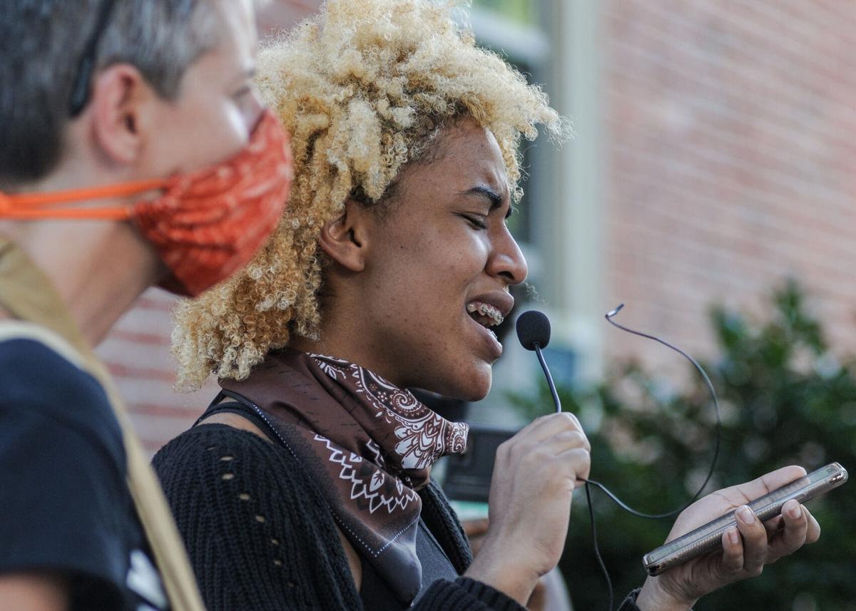 Black Lives Matter rally at Beverly City Hall