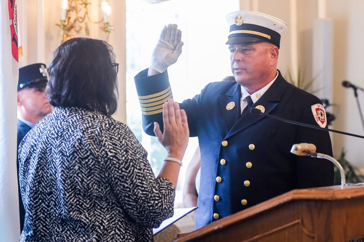 Swearing in ceremony for new Salem fire Chief Alan Dionne