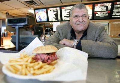 bob bill behind salemnews nondas man roast beef business famous counter stands owner restaurant