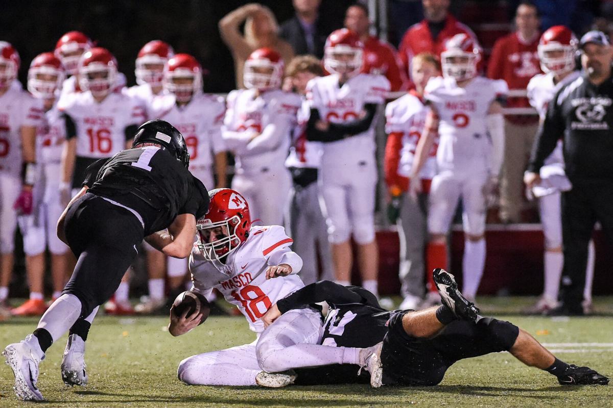 Marblehead playoff football game vs. Marblehead in Division 3 North quarterfinals