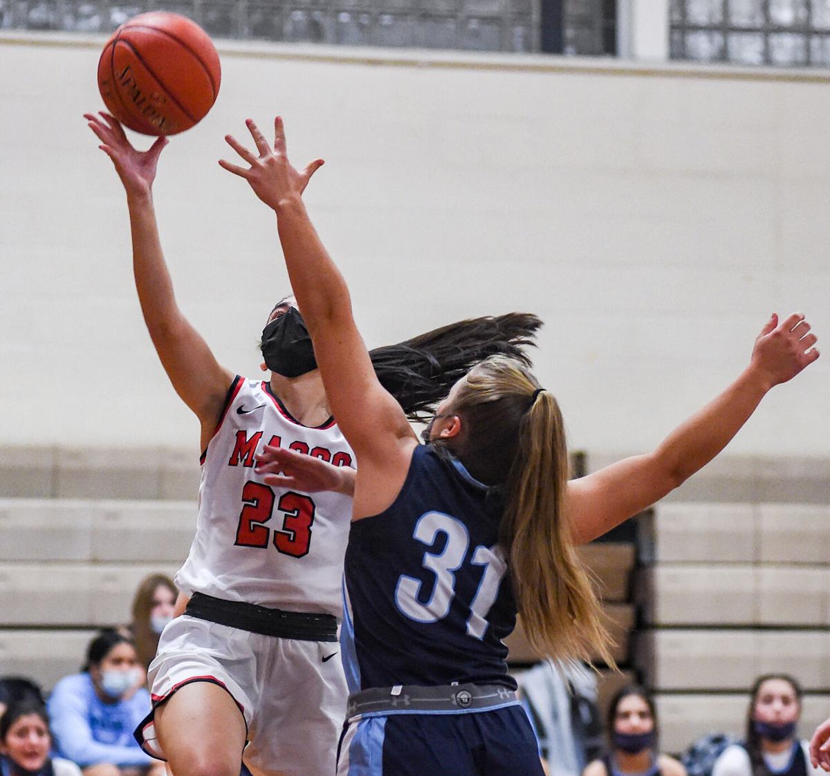 Peabody at Masconomet girls varsity basketball