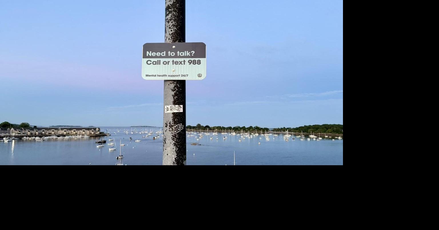 Local man's advocacy leads to suicide hotline sign on Beverly-Salem bridge