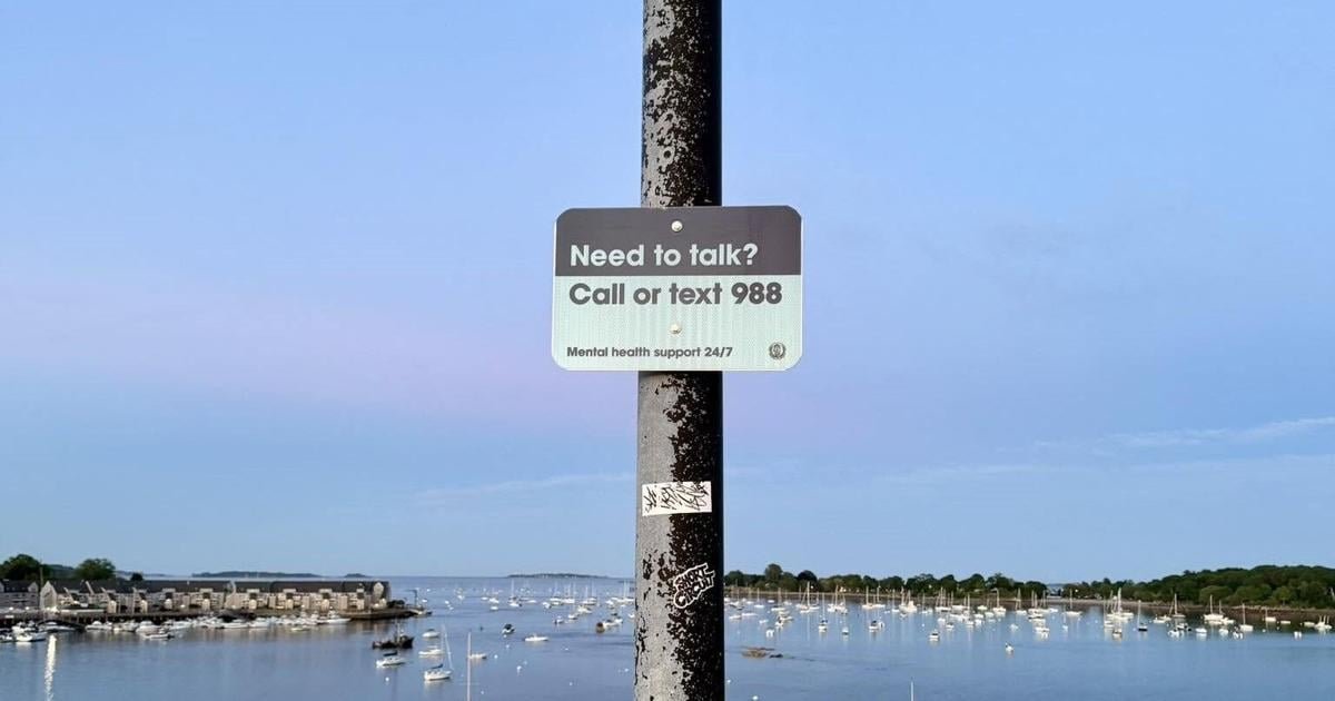 Local man's advocacy leads to suicide hotline sign on Beverly-Salem bridge