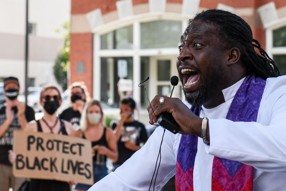Black Lives Matter rally at Beverly City Hall