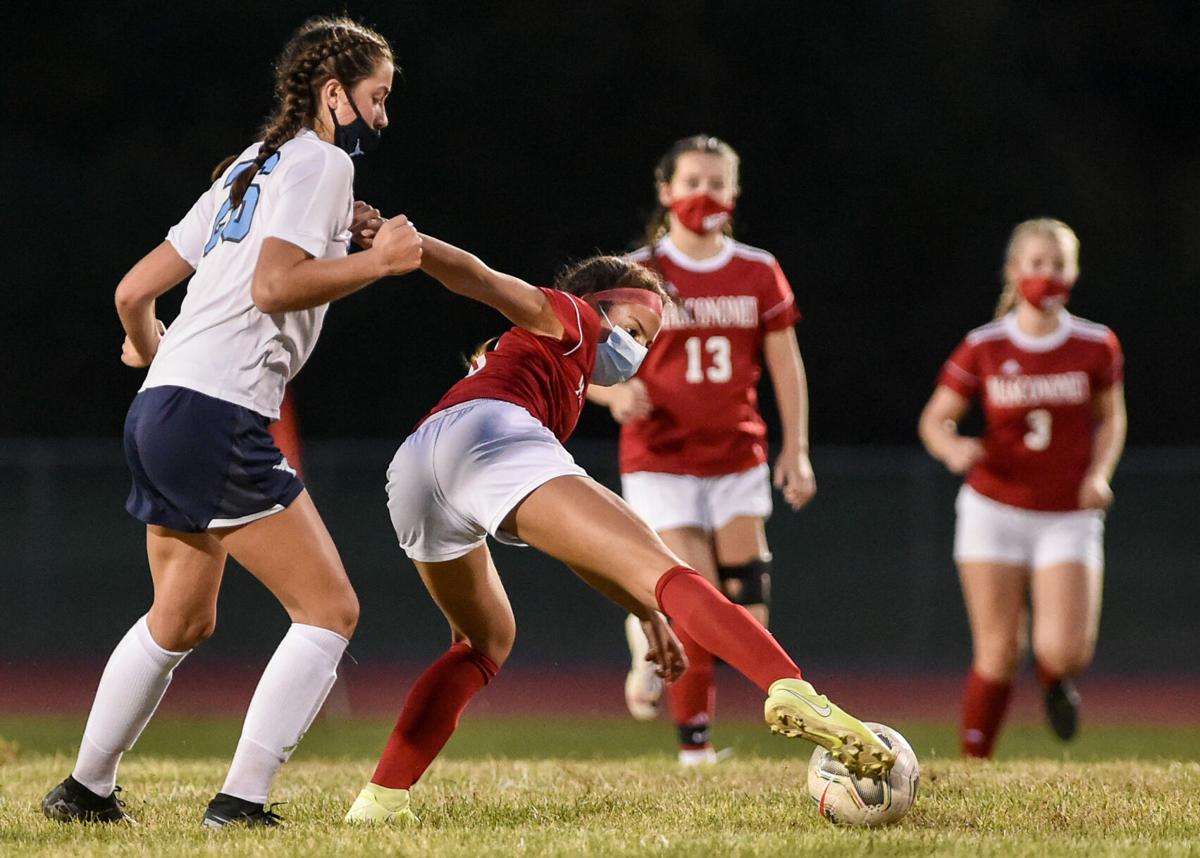 Peabody girls soccer at Masconomet varsity game
