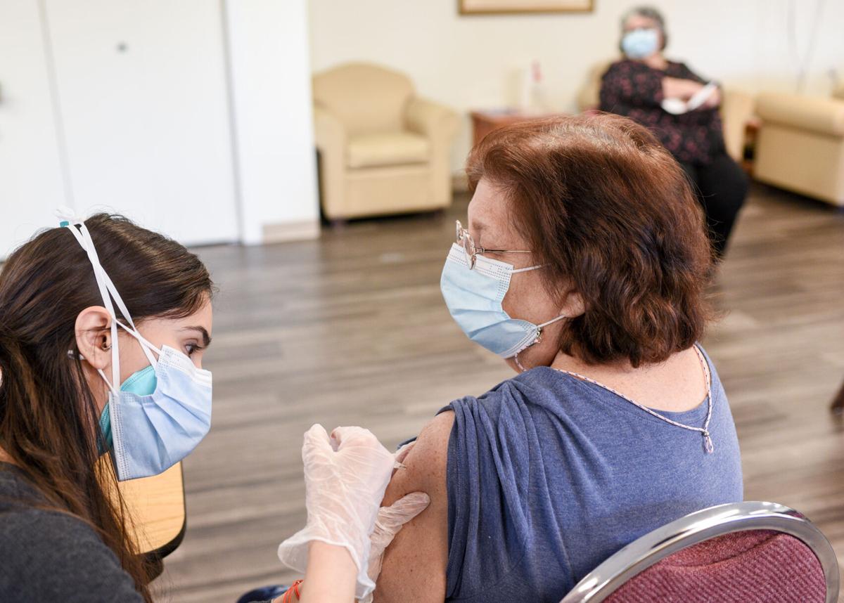 Vaccination clinic for seniors who live at Penelope 120 Senior Apartments