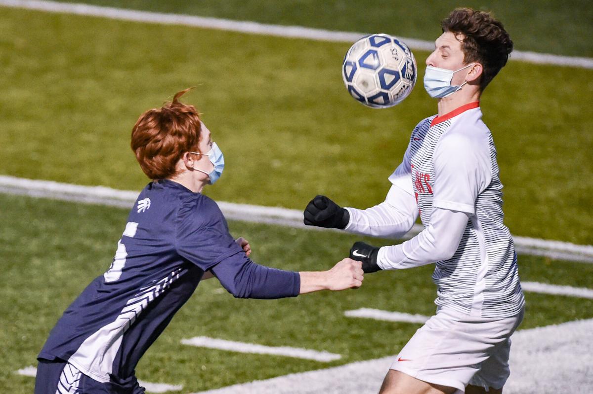 St. John's Prep playoff soccer game at home