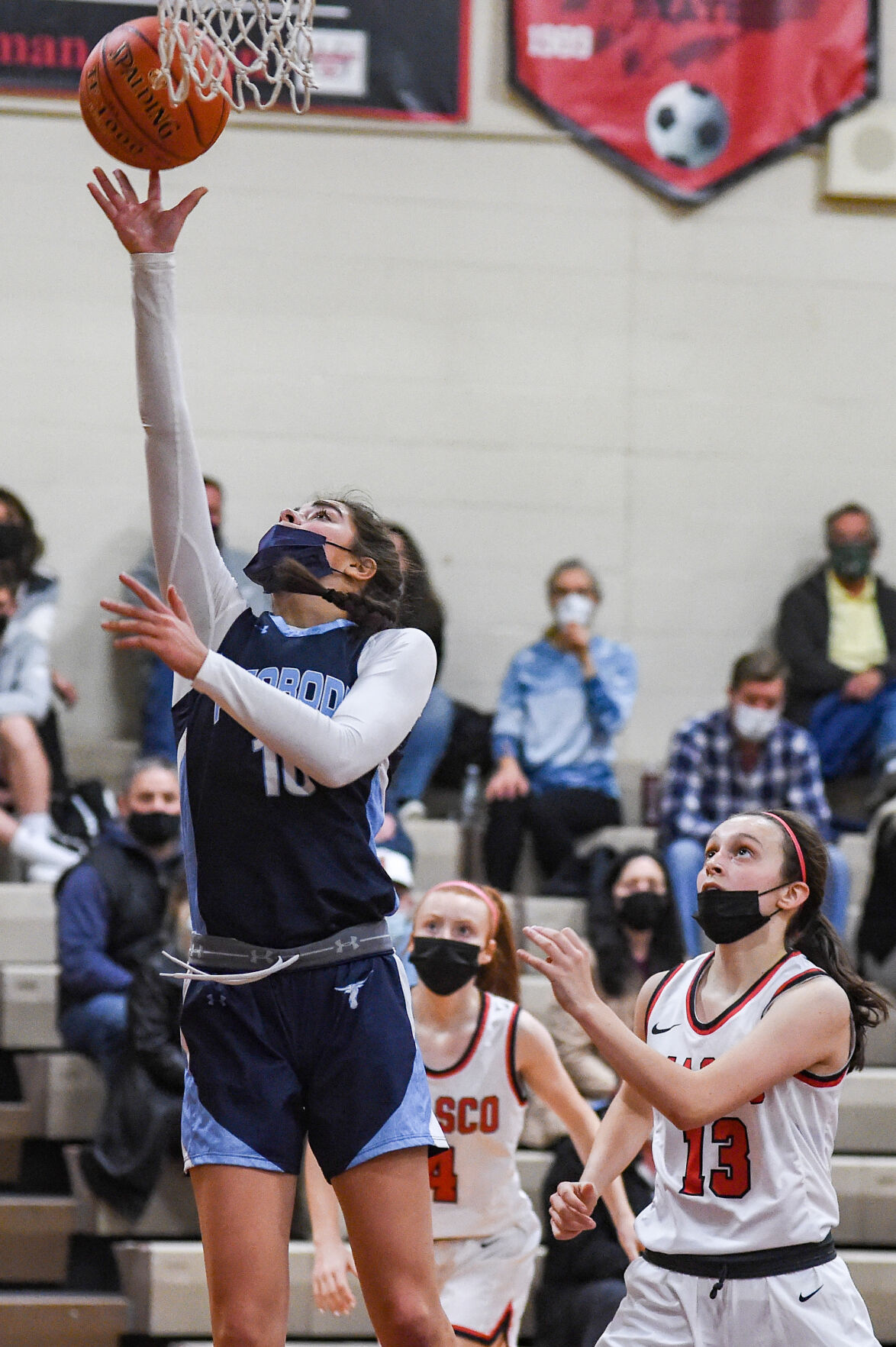 Peabody at Masconomet girls varsity basketball