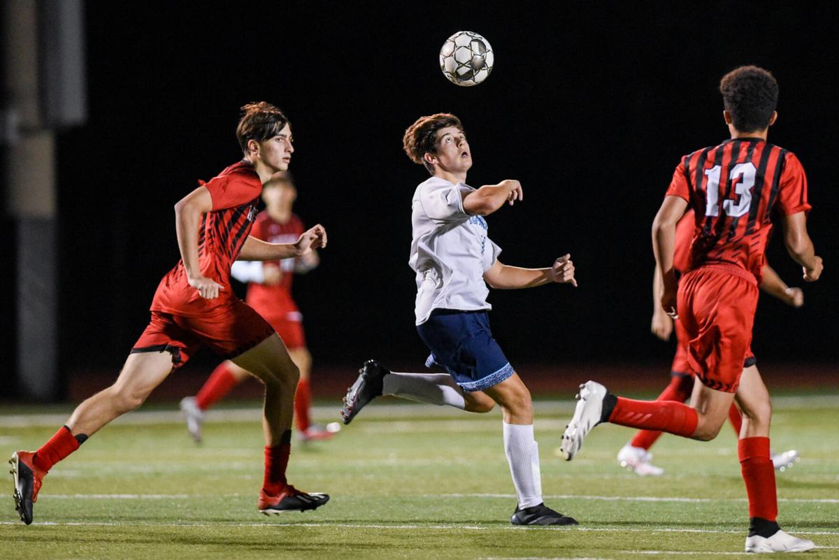 Peabody at Salem varsity boys soccer game