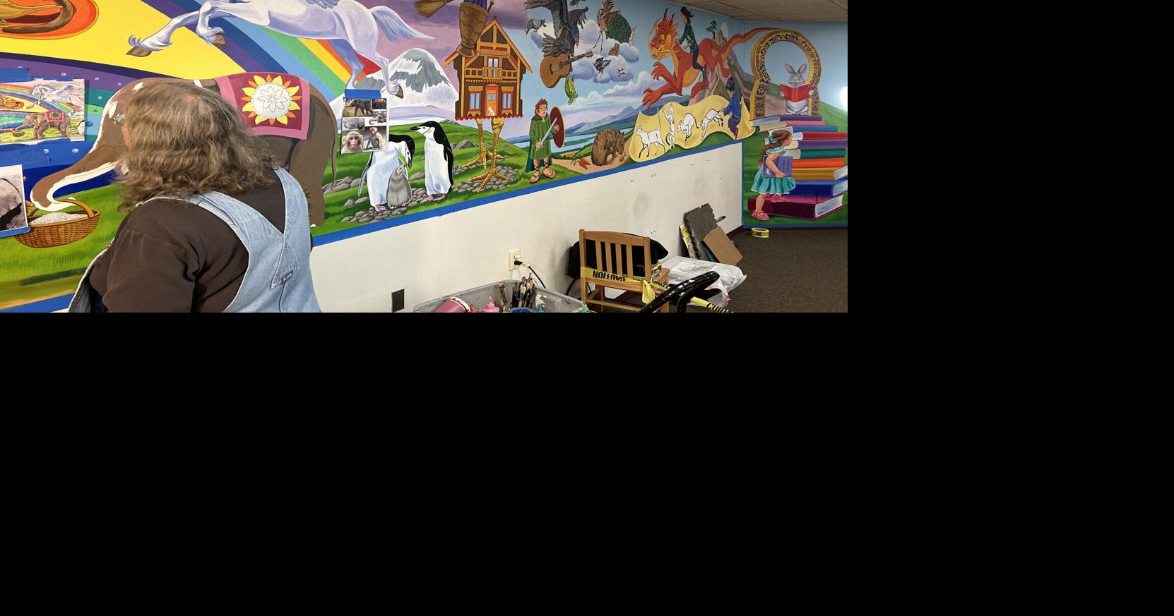 Local artist paints children's stories from around the globe for ...