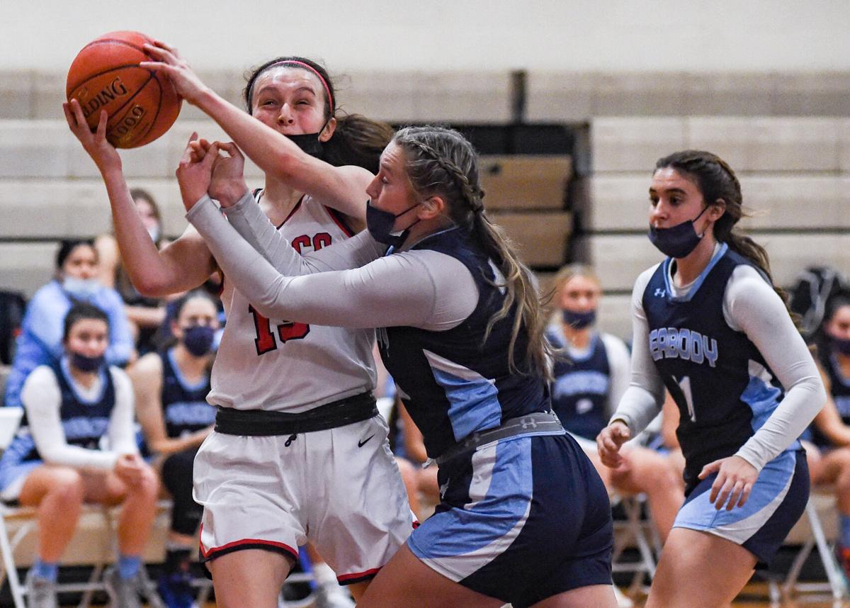 Peabody at Masconomet girls varsity basketball