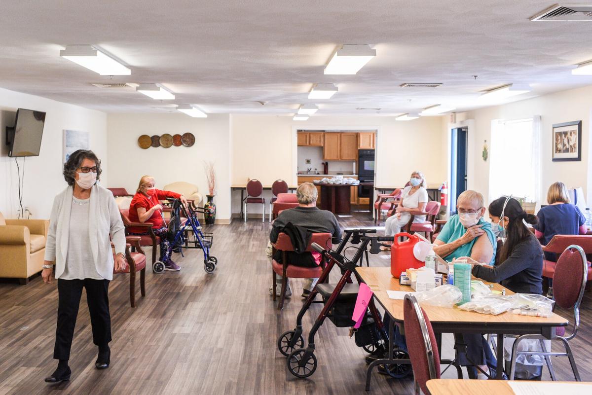 Vaccination clinic for seniors who live at Penelope 120 Senior Apartments