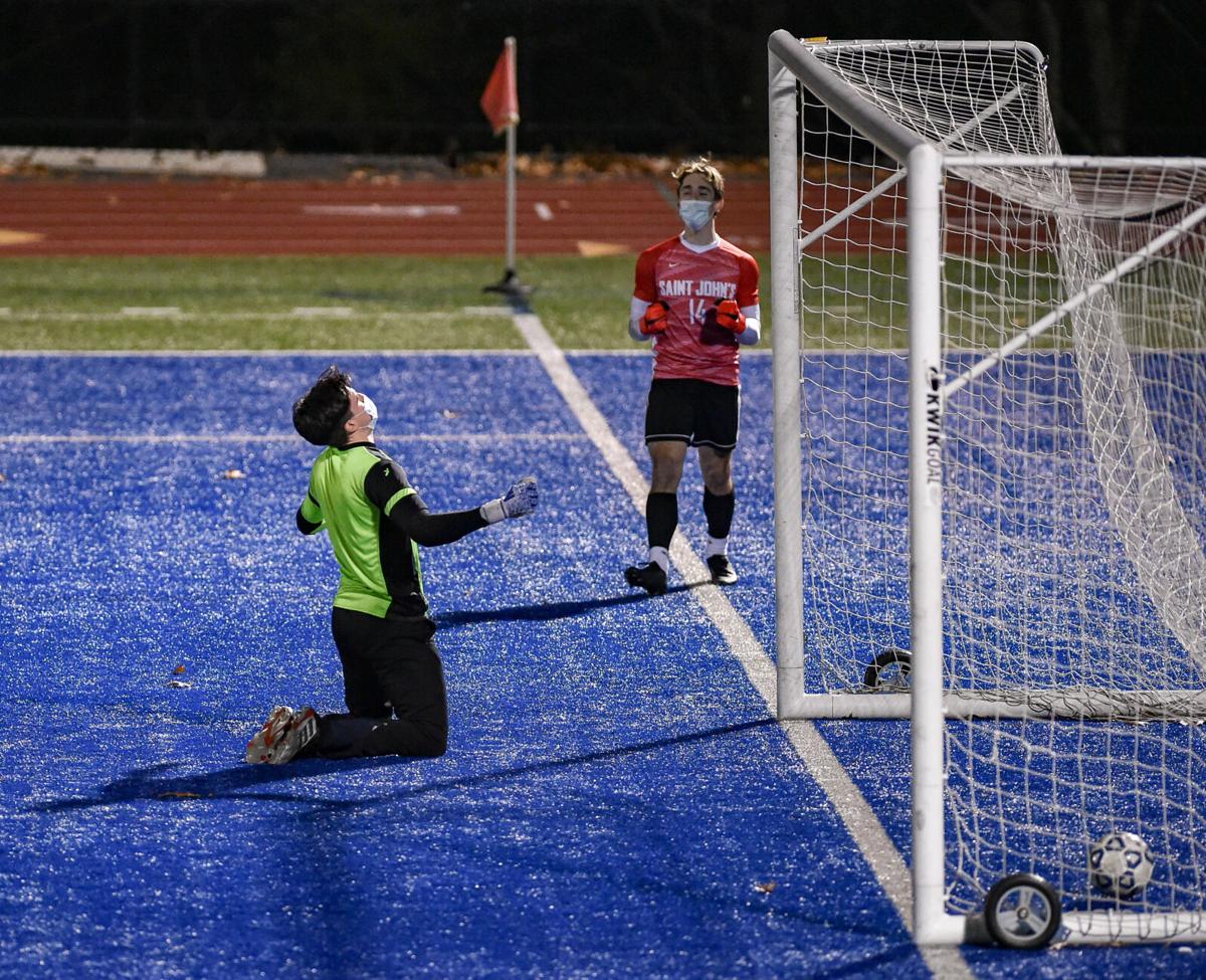 St. John's Prep playoff soccer game at home