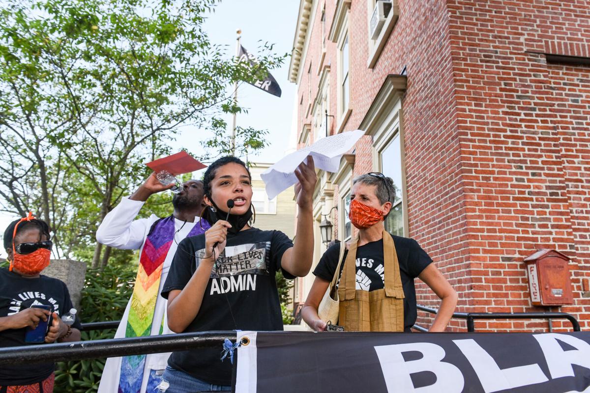 Black Lives Matter rally at Beverly City Hall