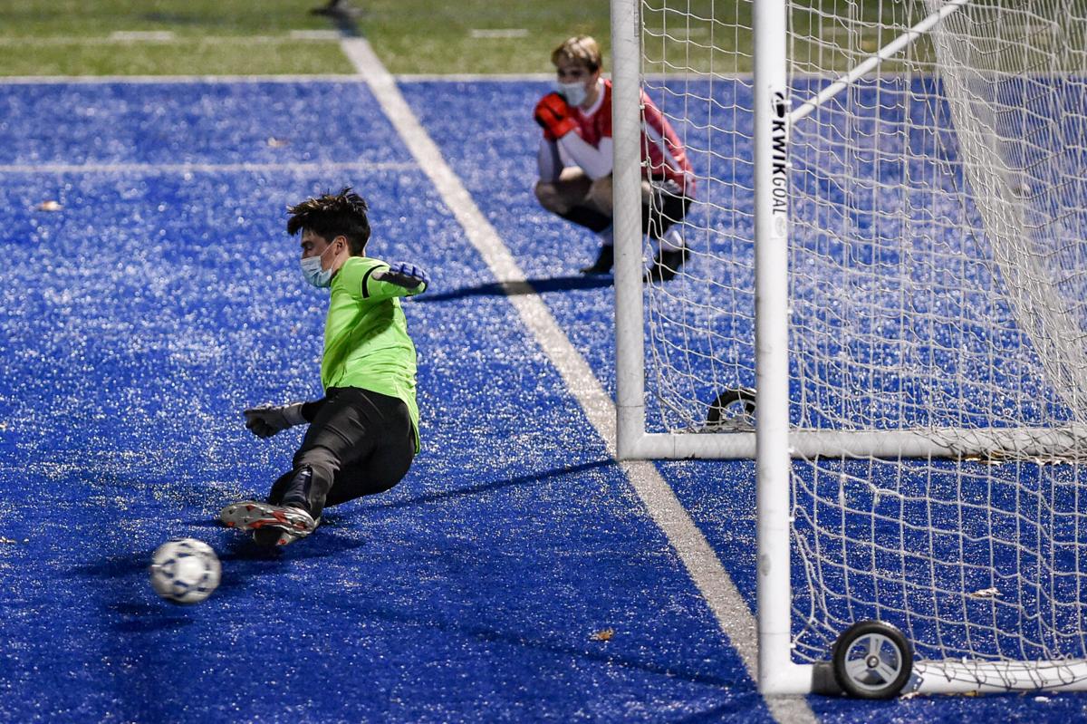 St. John's Prep playoff soccer game at home