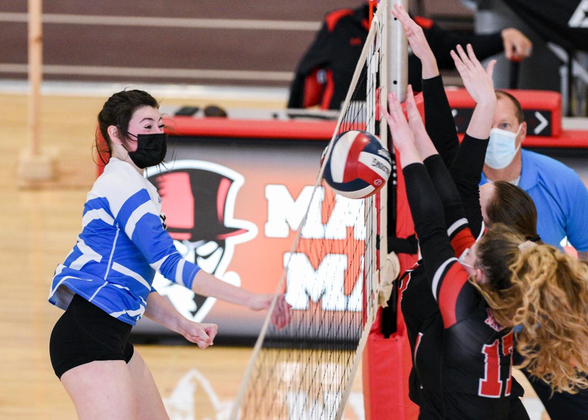Danvers at Marblehead varsity volleyball match